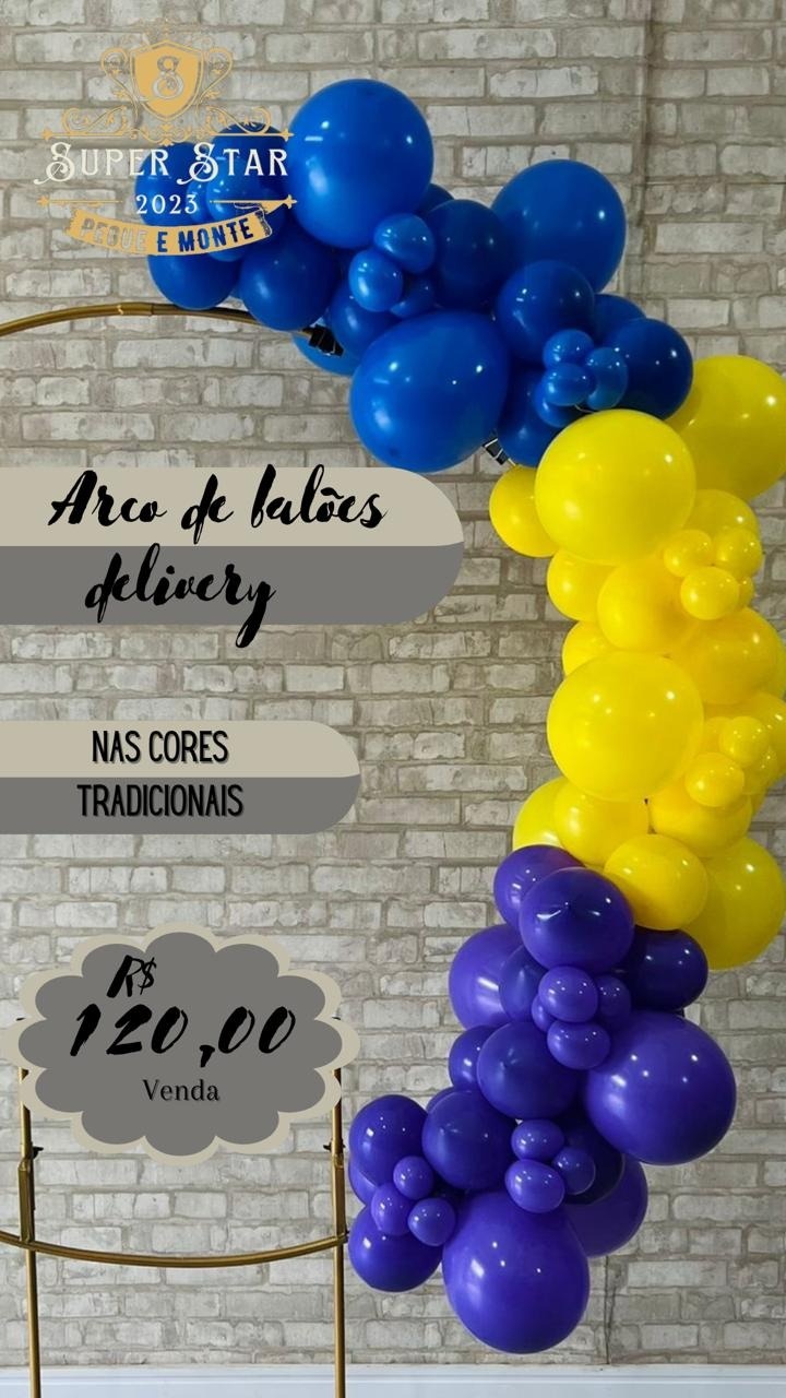 Arco de Balões Delivery - Léo Borges 