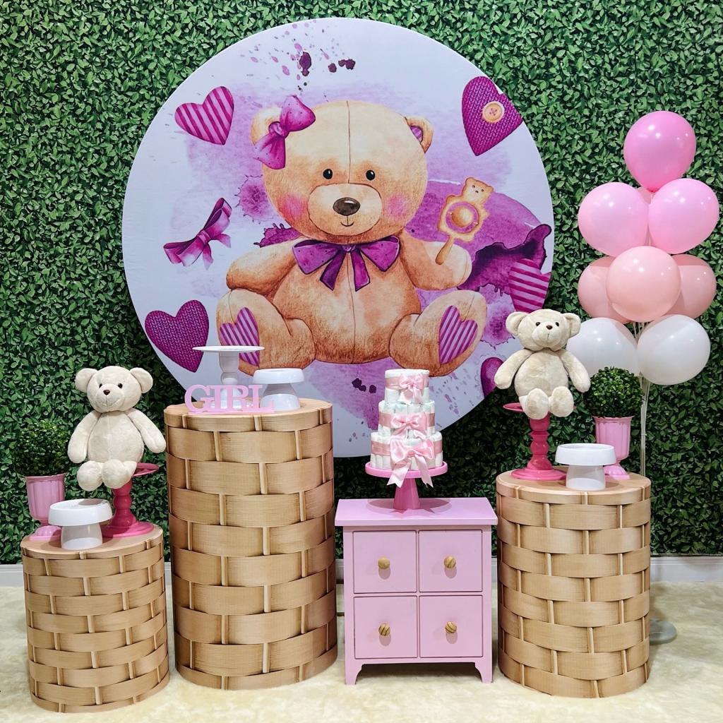 Chá De Fraldas Ursa Pink - Léo Borges 