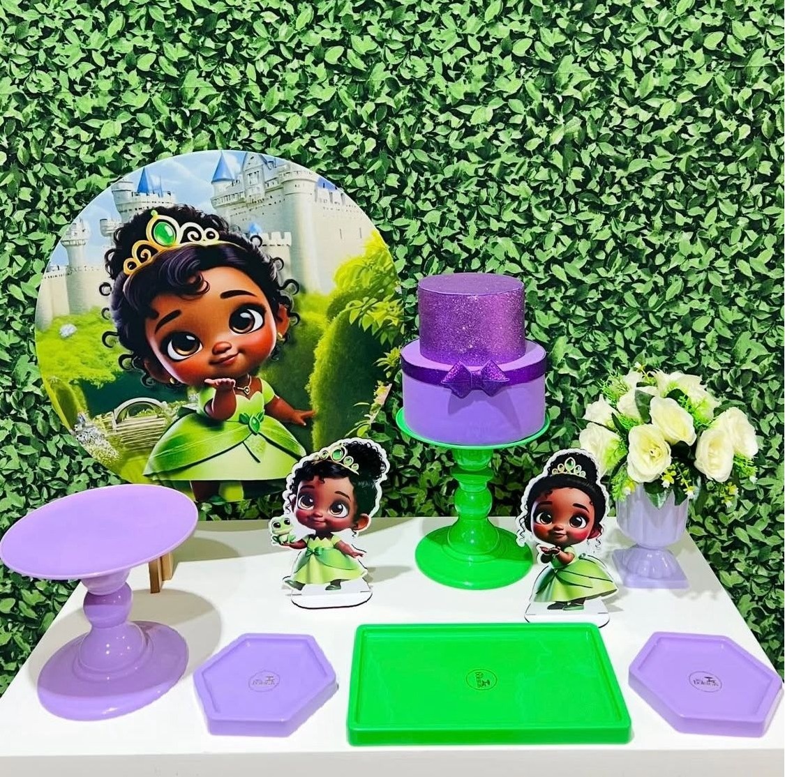 Kit de Mesa - Tiana Baby  - Léo Borges 