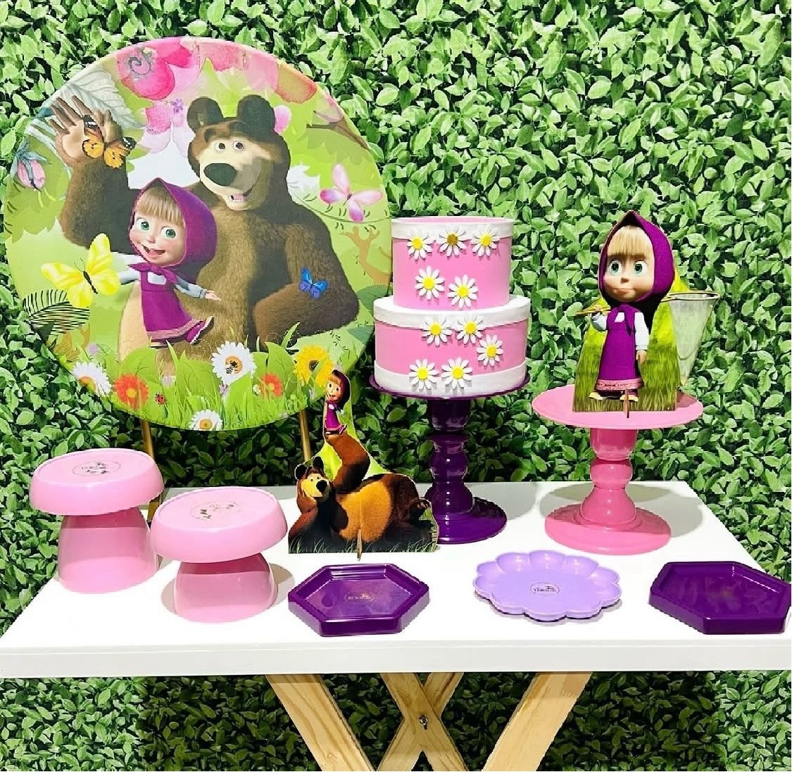 Kit de Mesa - Masha E O Urso  - Léo Borges 
