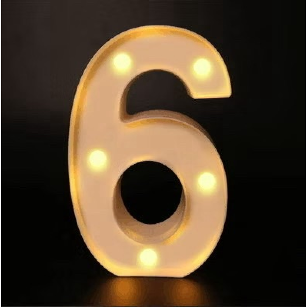 Número de Led 6- 21Cm - Léo Borges 