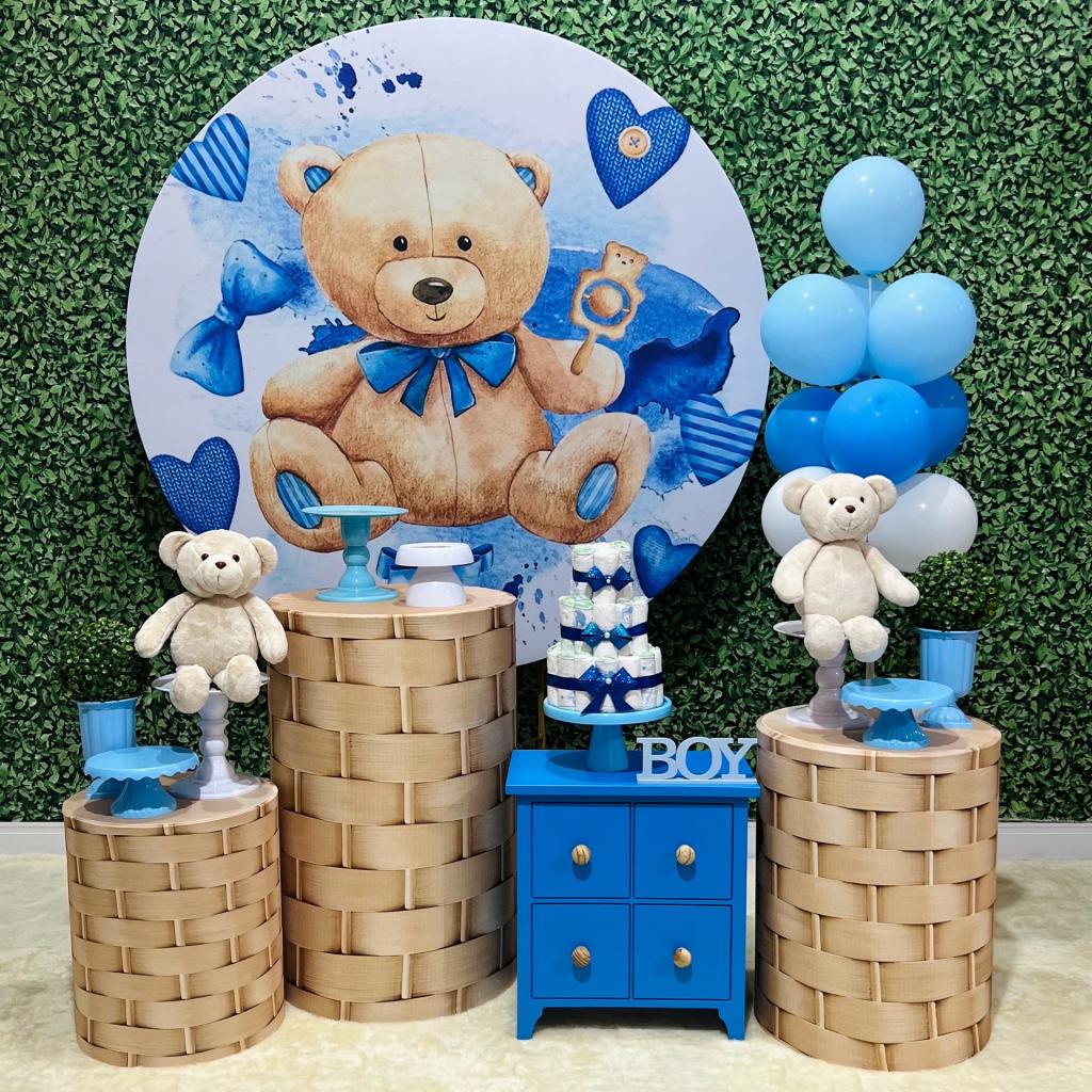 Chá De Fraldas Urso Azul - Léo Borges 