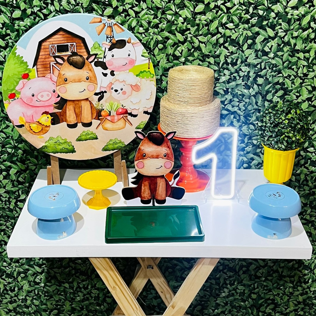 Kit de Mesa - Fazendinha - Léo Borges 