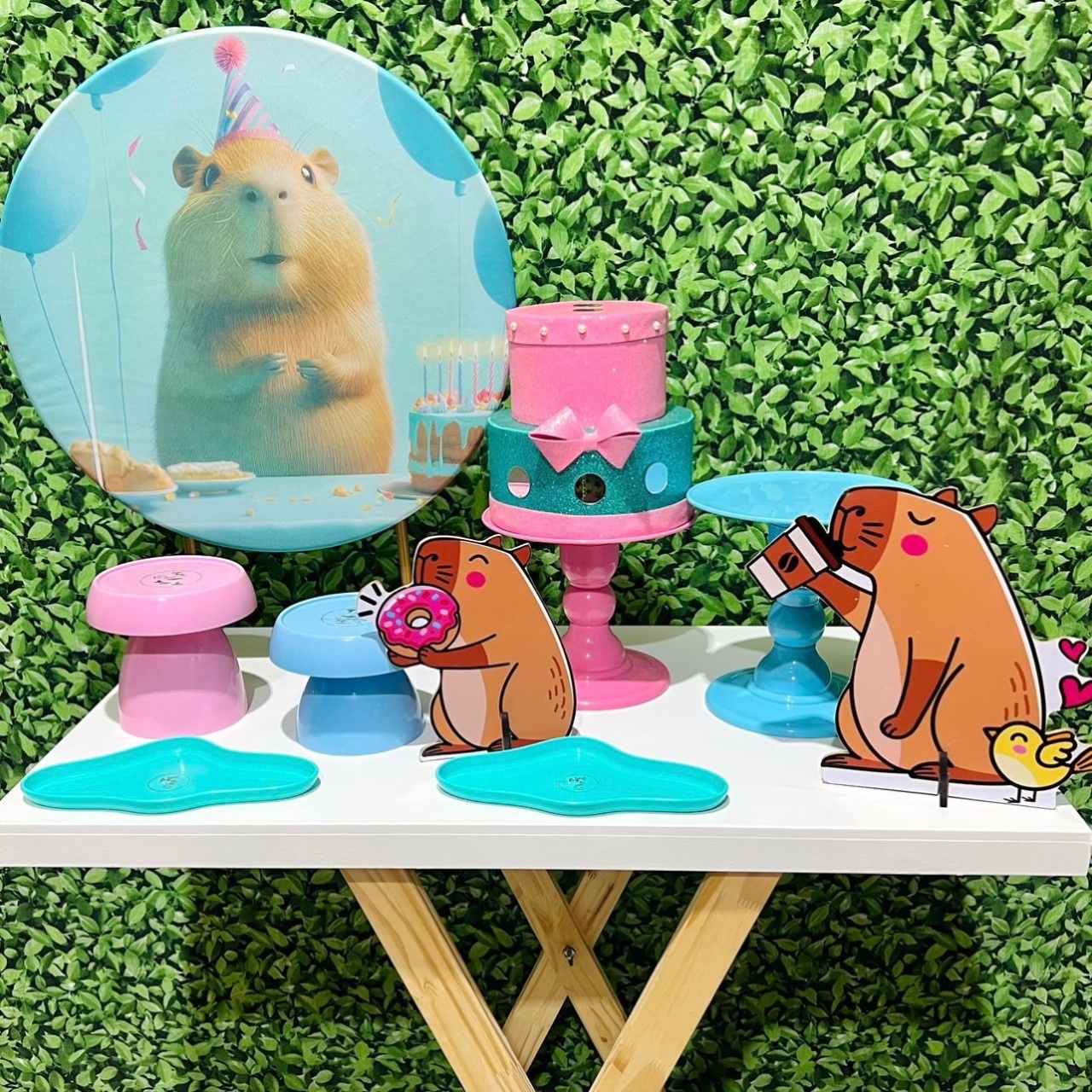 Kit de Mesa - Capivara Menino  - Léo Borges 