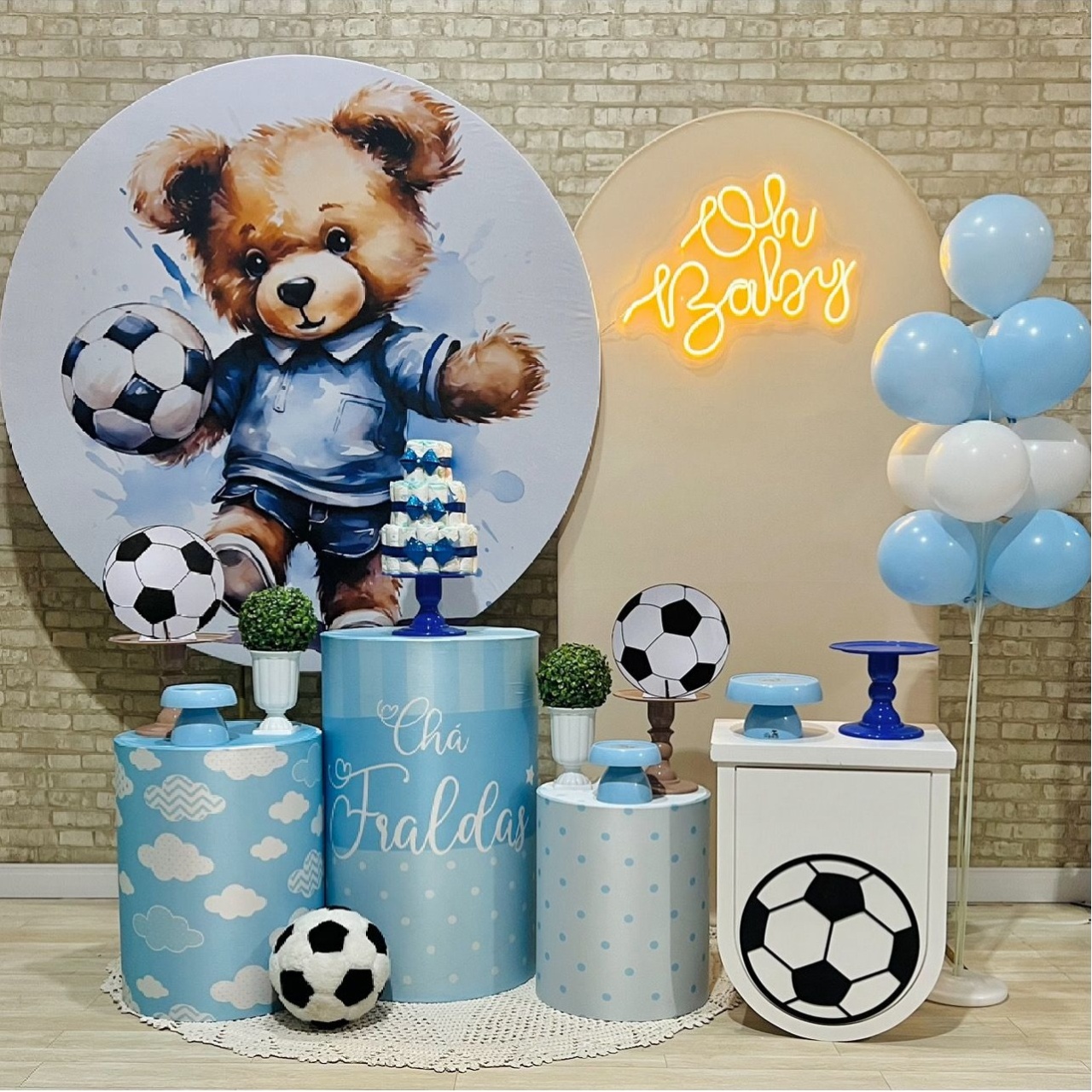 Chá de Fraldas Urso Boleiro  - Léo Borges 