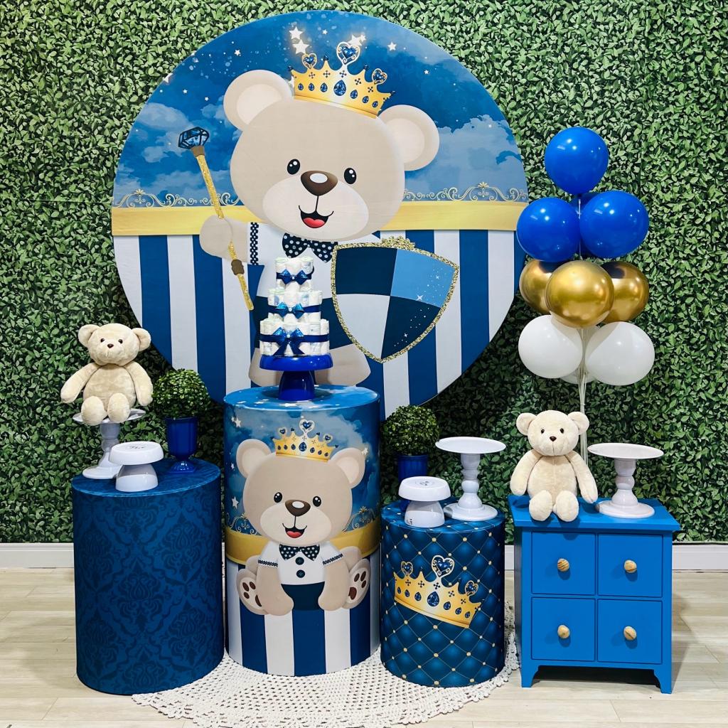 Chá De Fraldas Urso Príncipe Azul - Léo Borges 