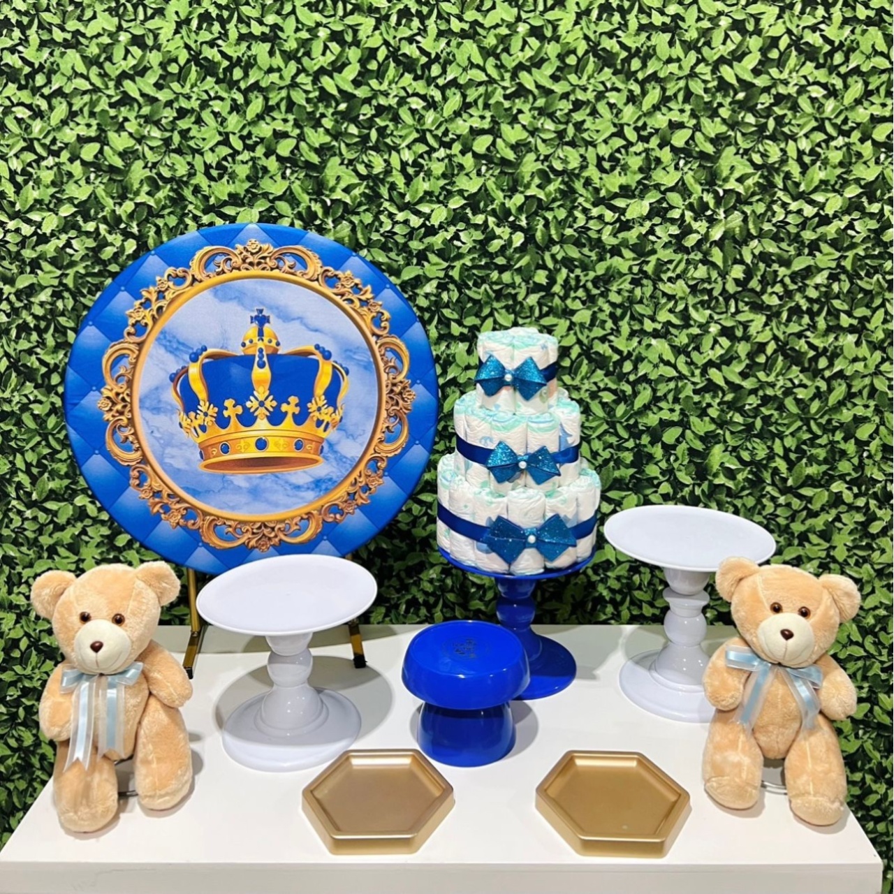 Kit de Mesa - Chá de Bebê  - Léo Borges 