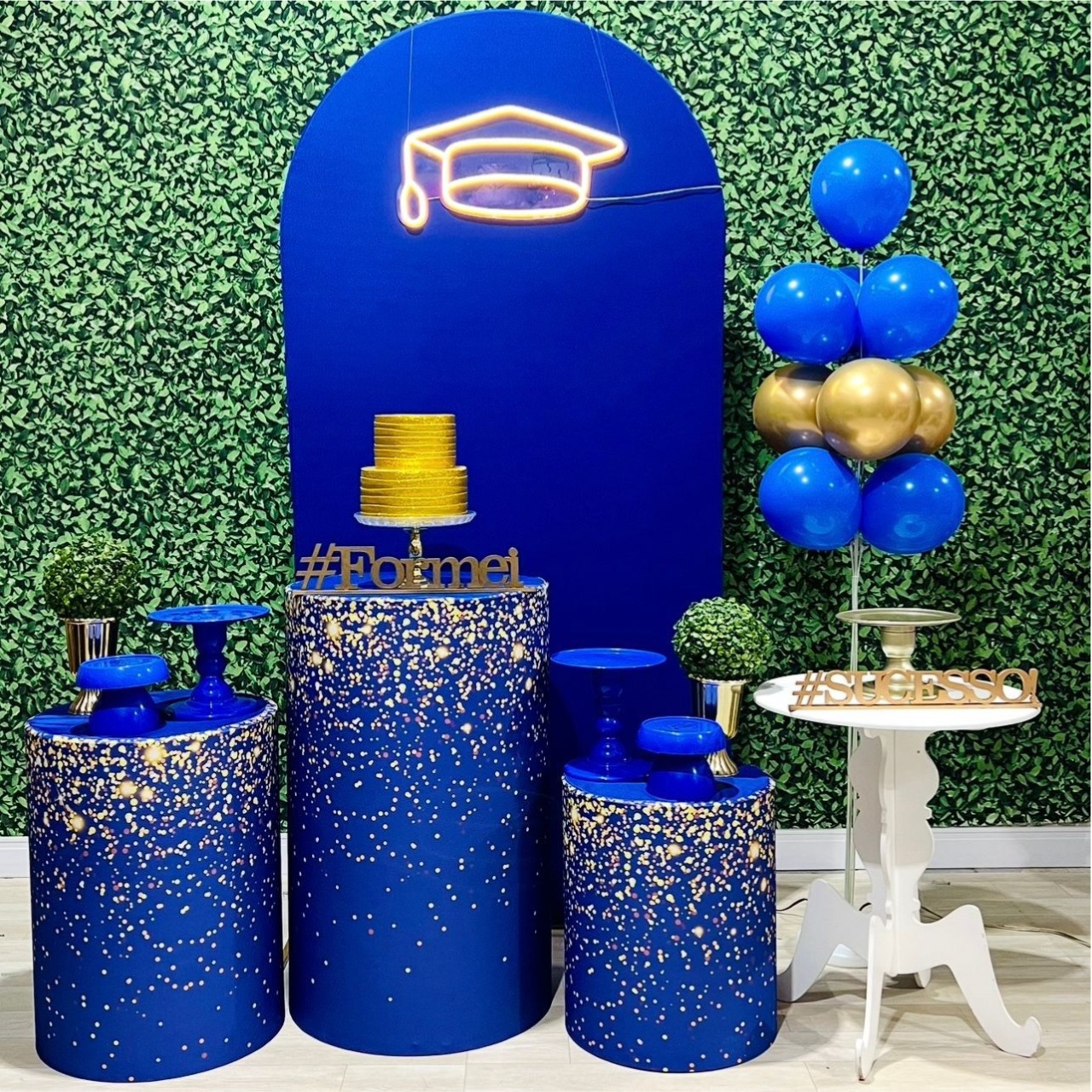 Formaura - Blue Gold Gliter - Capelo - Léo Borges 