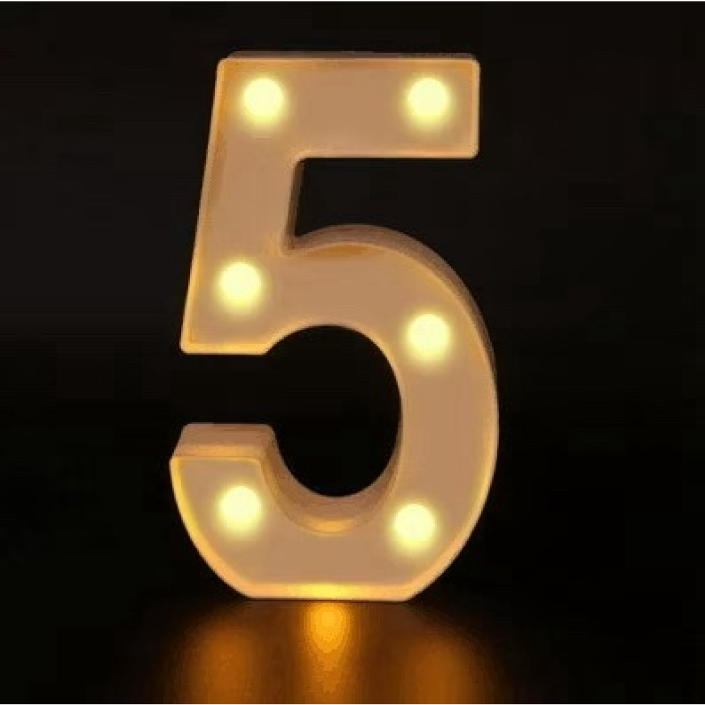 Número de Led 5- 21Cm - Léo Borges 