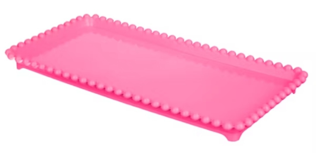 Bandeijas Quadrada Rosa Doces - Gê Locação 