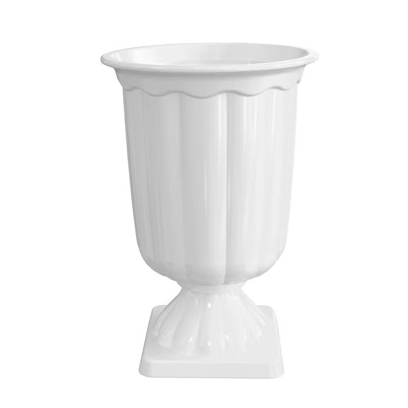 Vaso Plástico Grego Branco - Gê Locação 