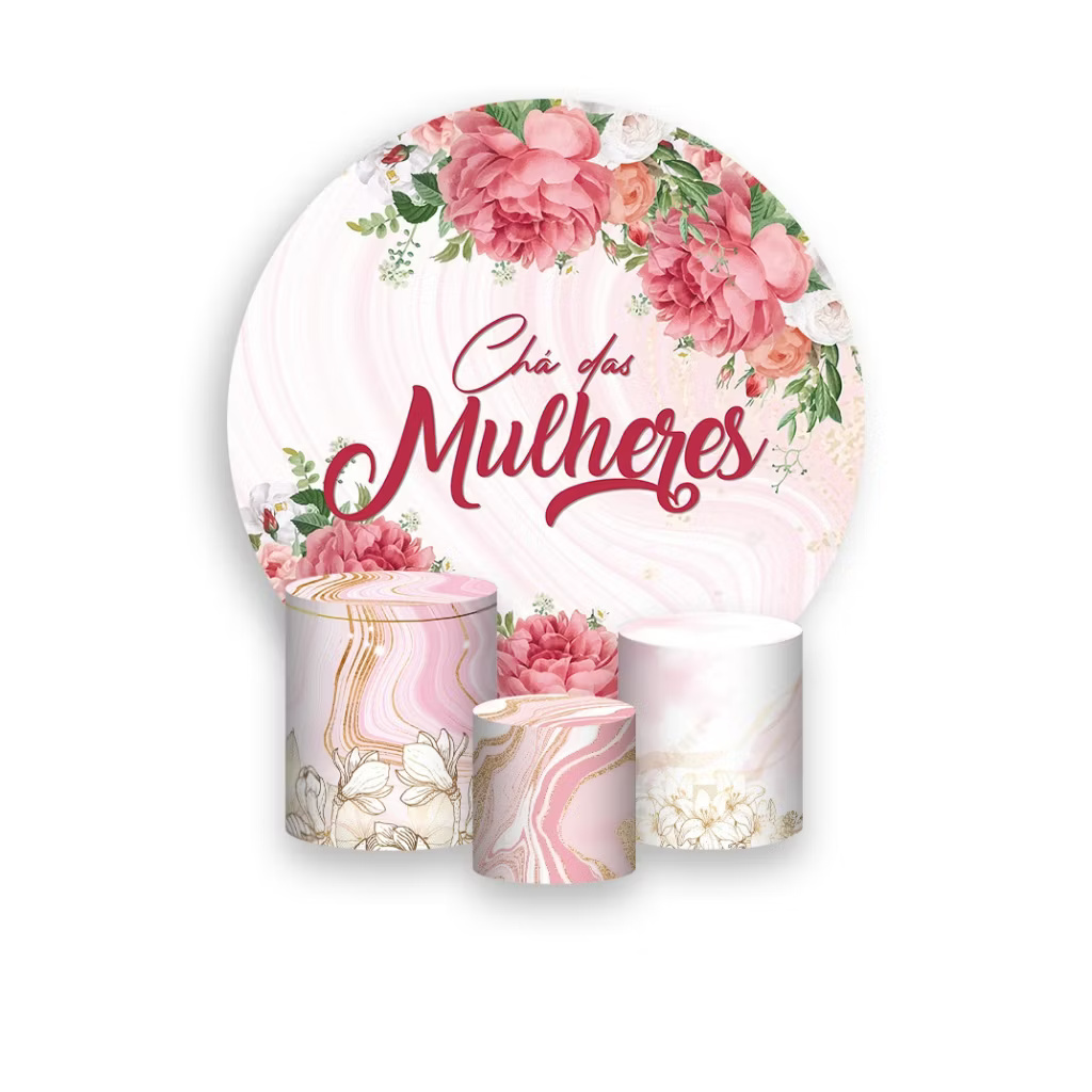 Cha de Mulheres Capa Circular - Gê Locação 