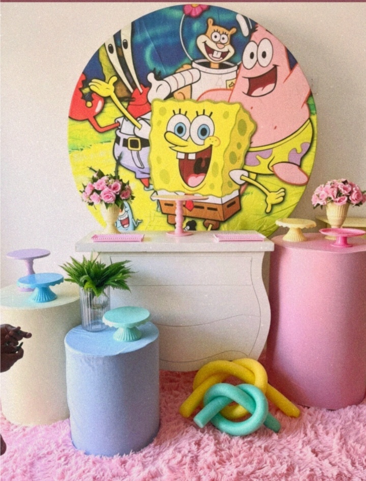 Bob Esponja Menina Kit Médio - Gê Locação 