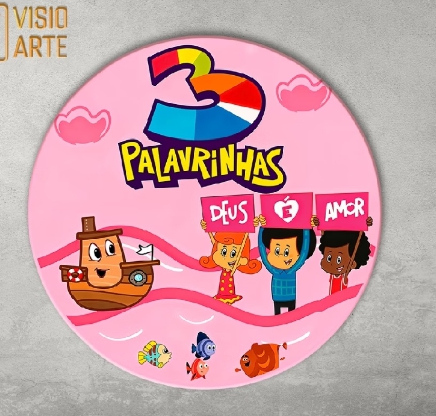 3 Palavrinhas Para Menina - Gê Locação 