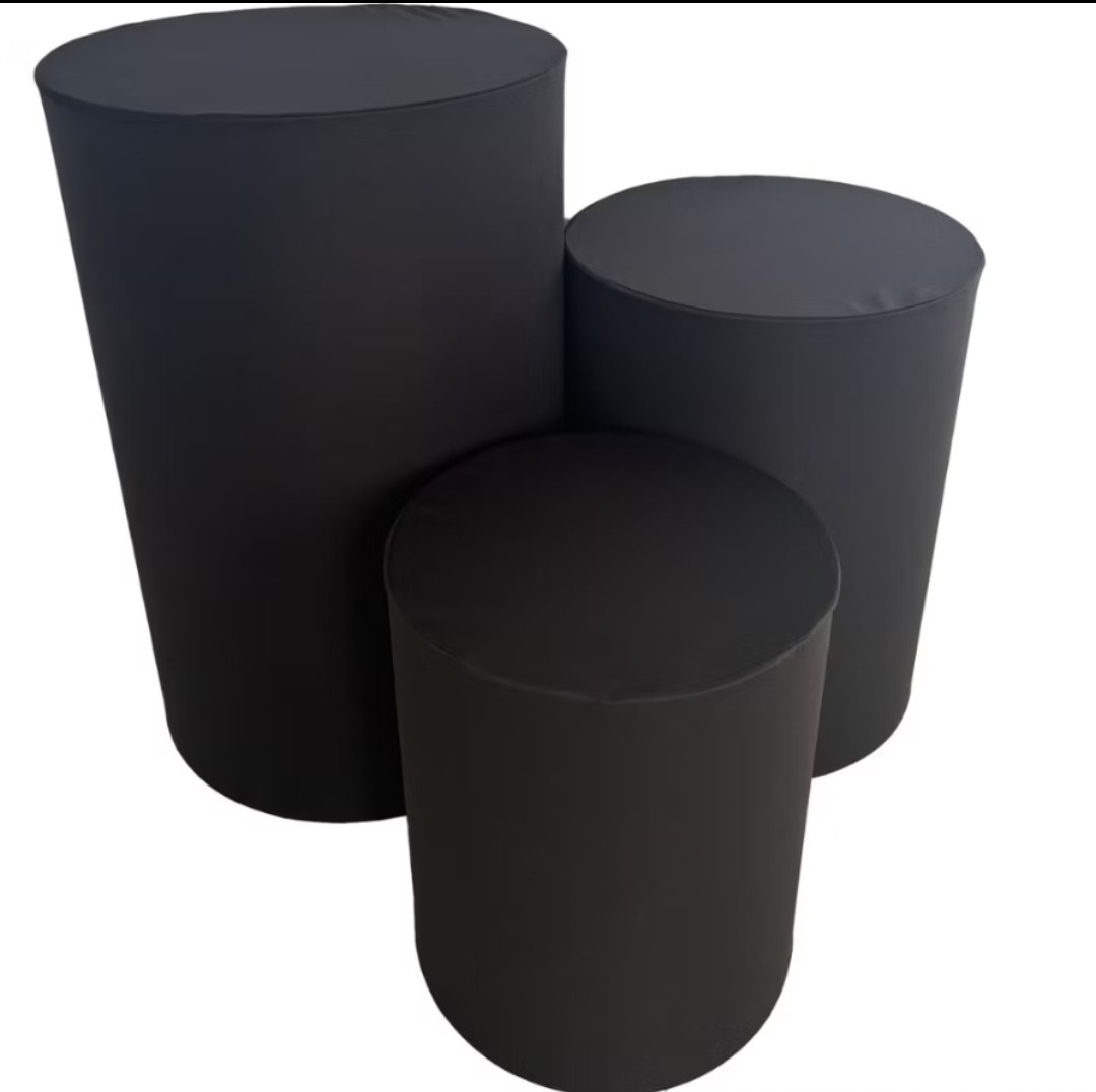 Trio Capas Cilindros Preto - Gê Locação 