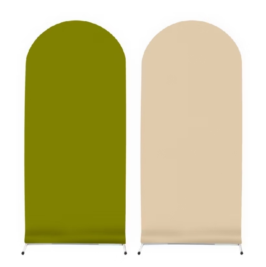 Capa Painel Romano Verde Oliva E Bege - Gê Locação 