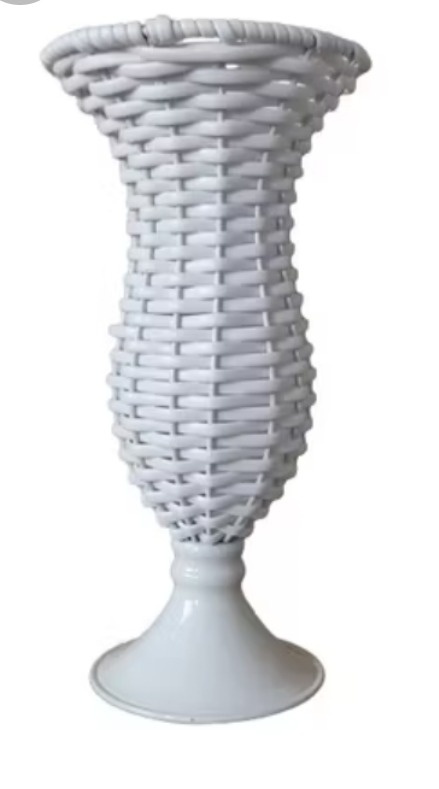 Vaso Branco Transado - Gê Locação 