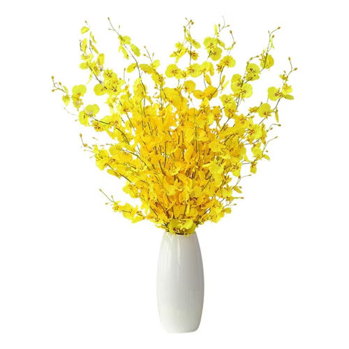 Flor Orquídeas Chuva de Ouro 10 Astes - Gê Locação 