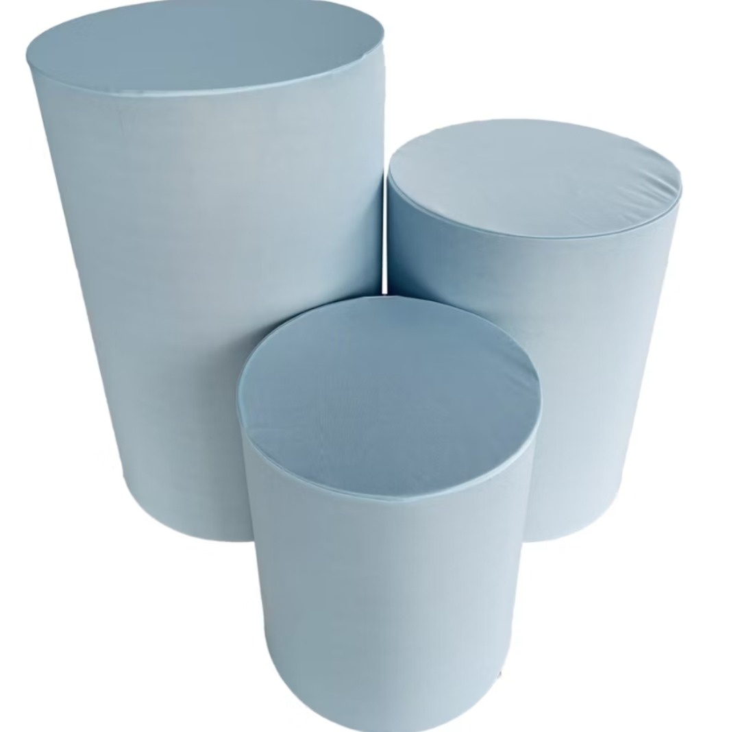 Trio Capas Cilindros Azul Claro - Gê Locação 