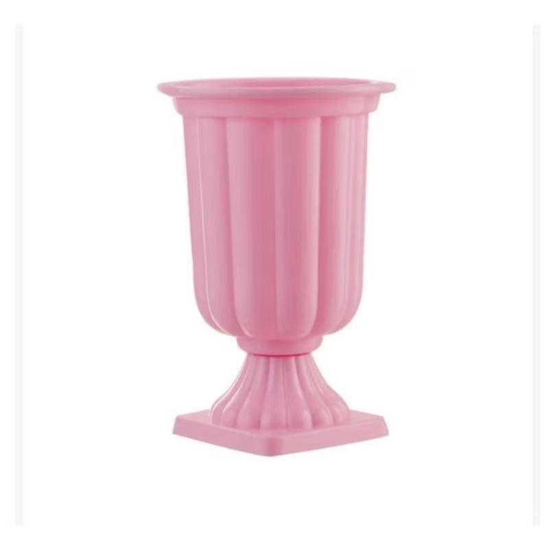 Vaso Plástico Rosa - Gê Locação 