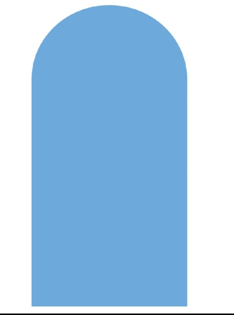 Capa Painel Romano Azul Céu - Gê Locação 