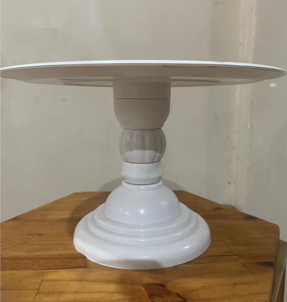 Porta Bolo Branco G - Gê Locação 
