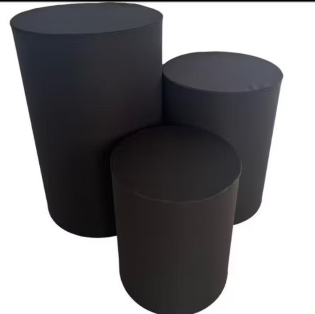 Capas Cilindros Preto - Gê Locação 
