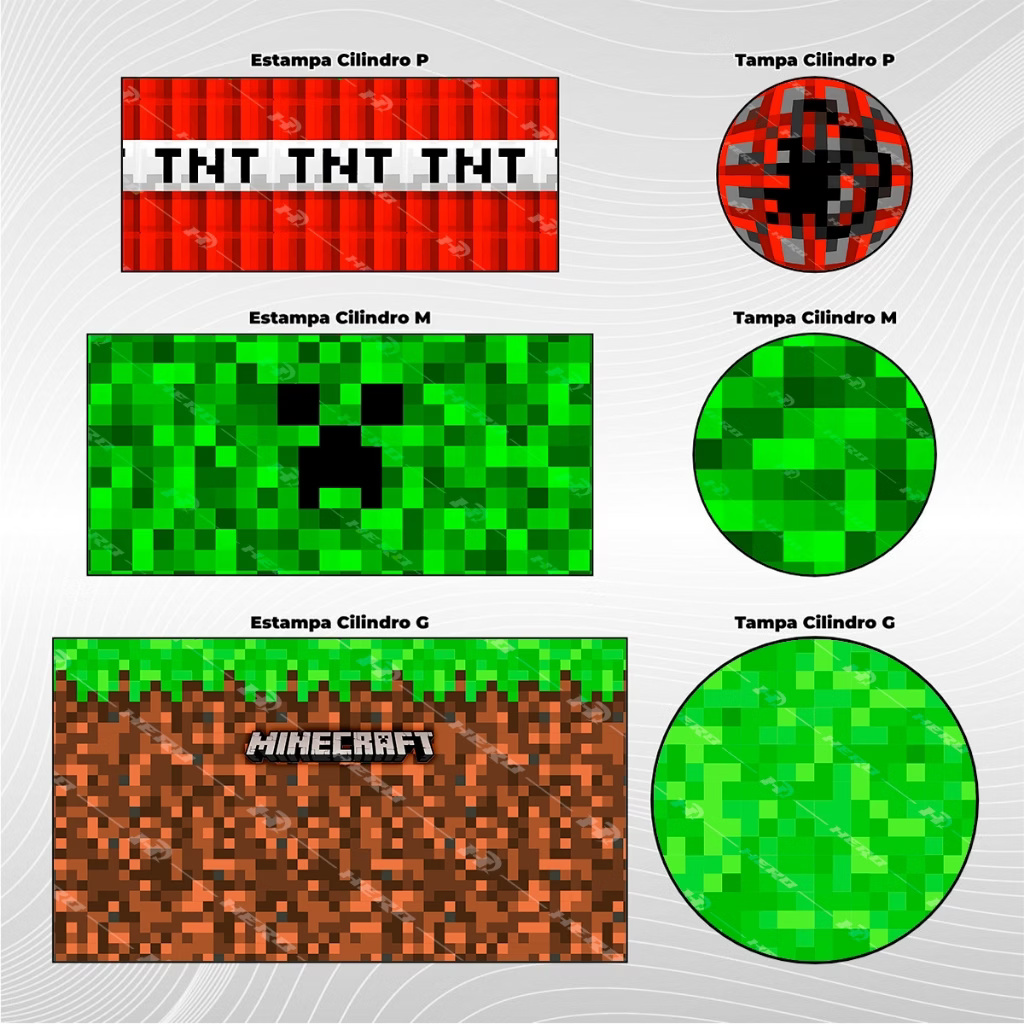 Manicraft Capas Cilindros Trio - Gê Locação 