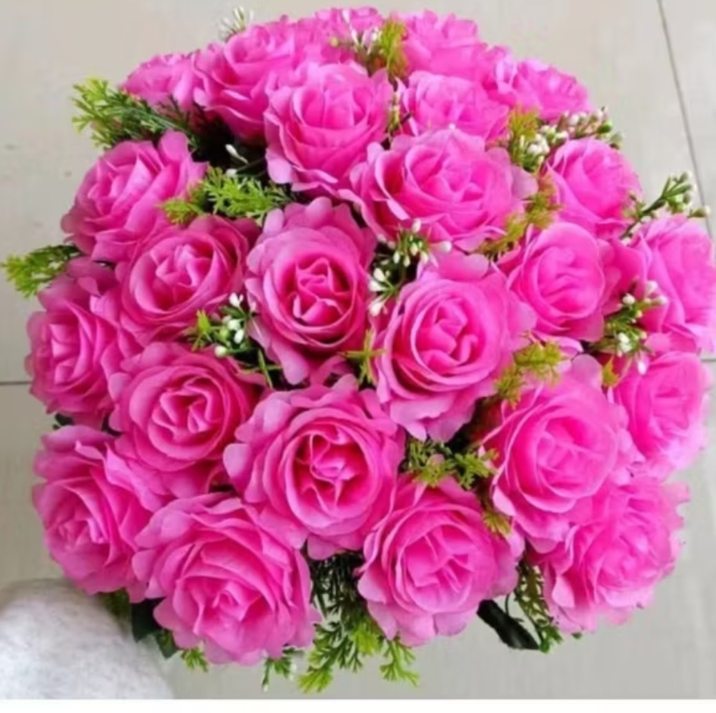 Flor Artificial Rosa Escuro - Gê Locação 