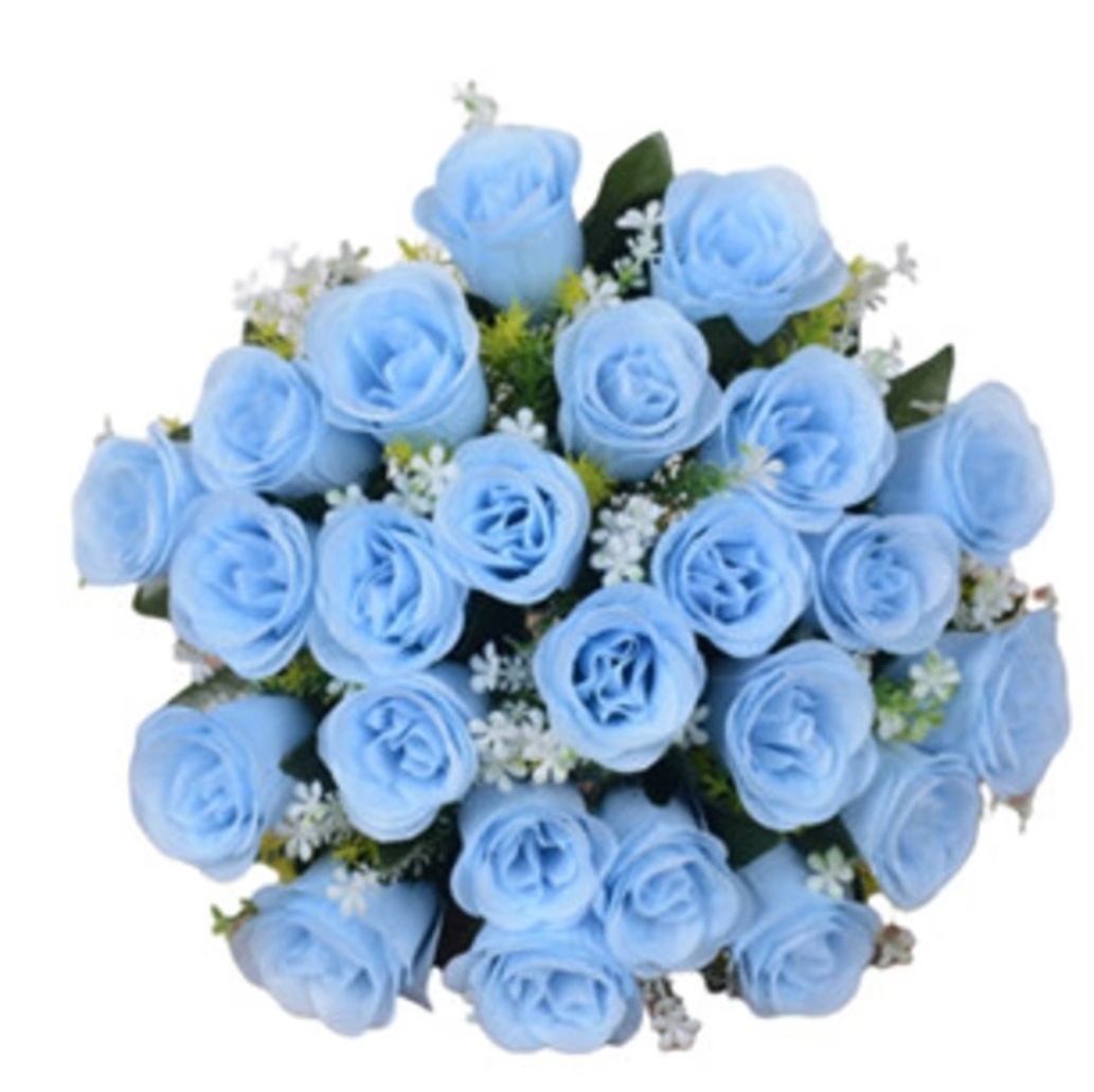 Flor Artificial Azul Claro - Gê Locação 