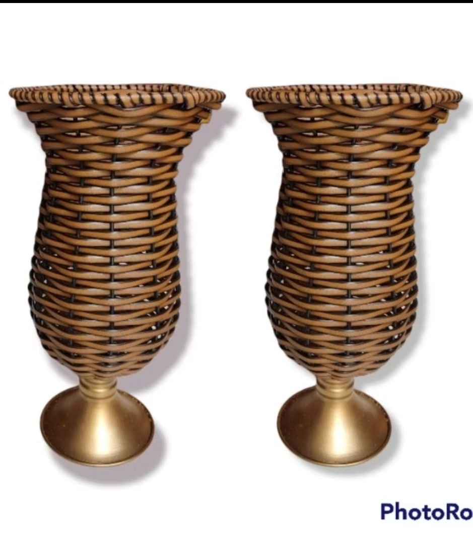 Dupla Vaso Luxo Marom - Gê Locação 