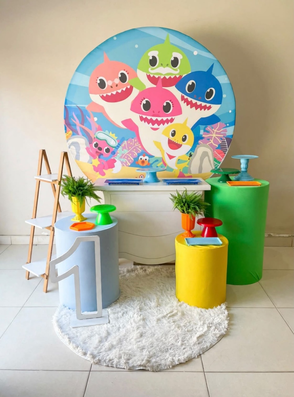 Baby Shark Kit Médio - Gê Locação 
