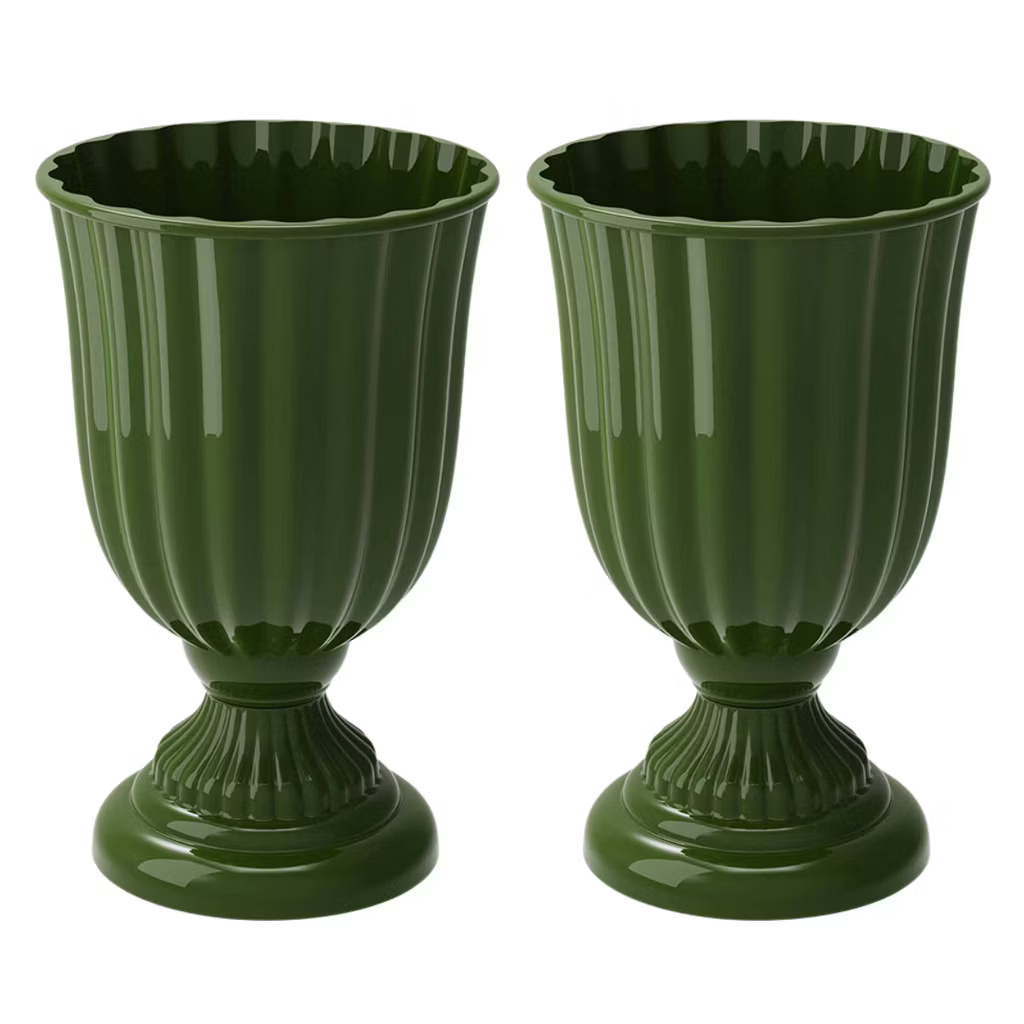 Dupla de Vaso Romano Verde Oliva - Gê Locação 