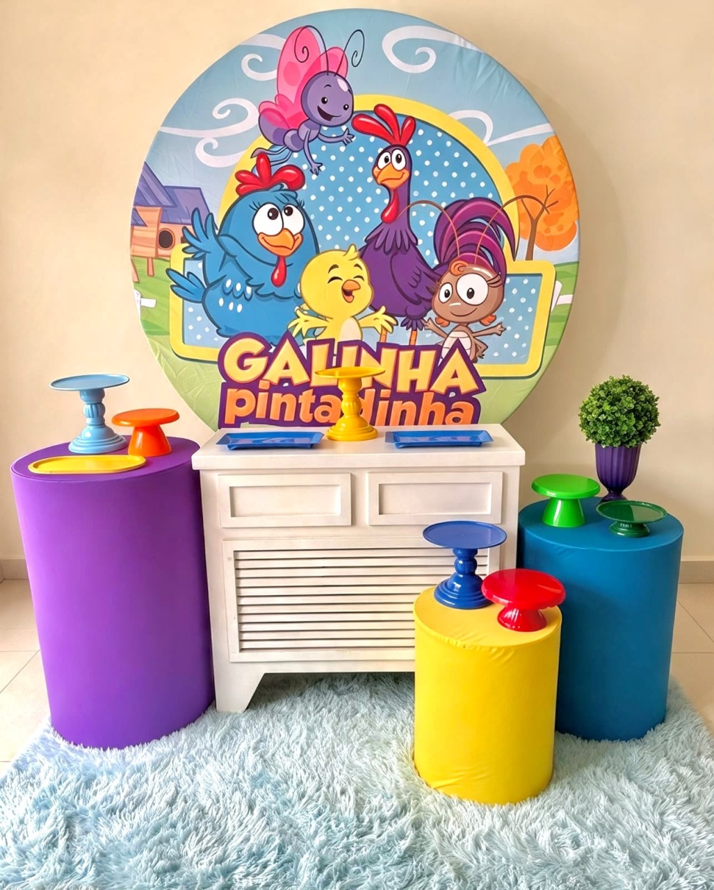 Galinha Pintadinha Kit Médio - Gê Locação 