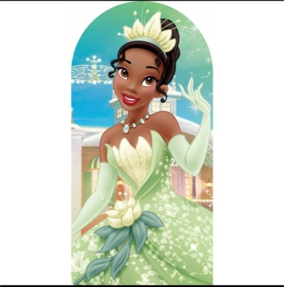 Capa Painel Princesa Tiana - Gê Locação 