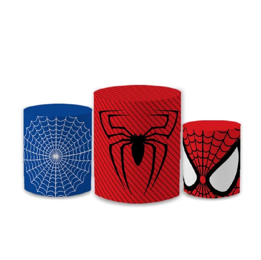 Capas Cilindros Homem Aranha - Gê Locação 