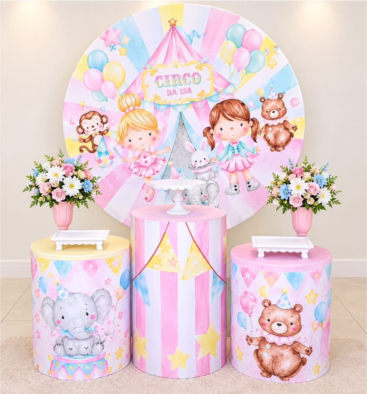 Circo Menina Kit Basico - Gê Locação 