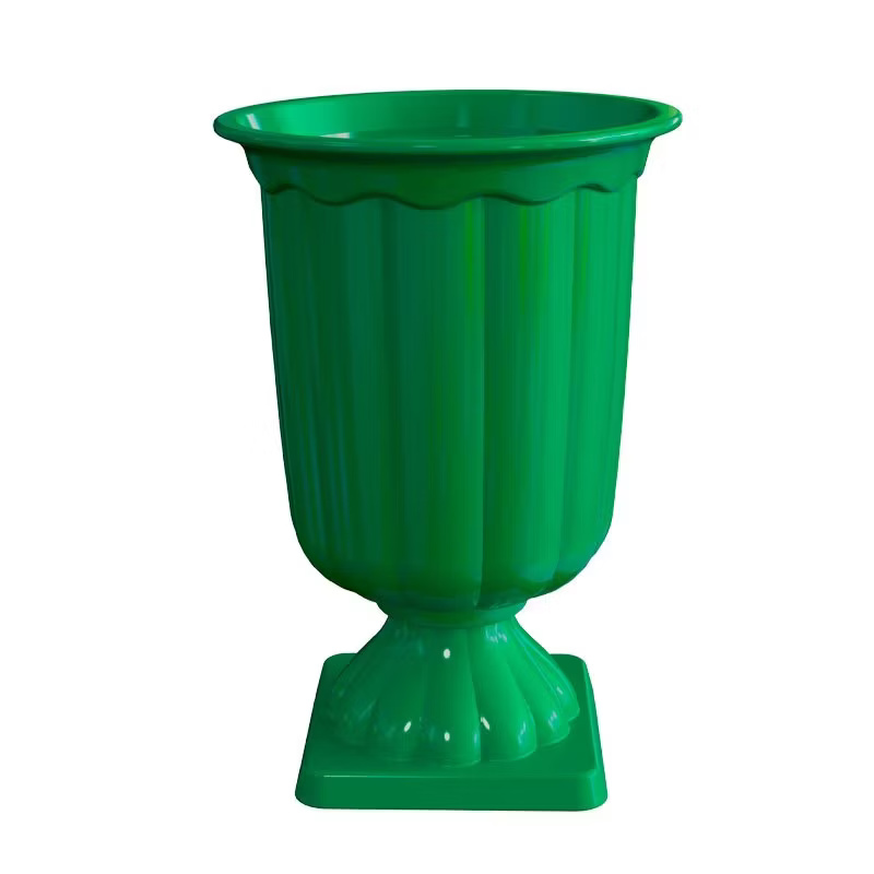 Vaso Plástico Grego Verde - Gê Locação 
