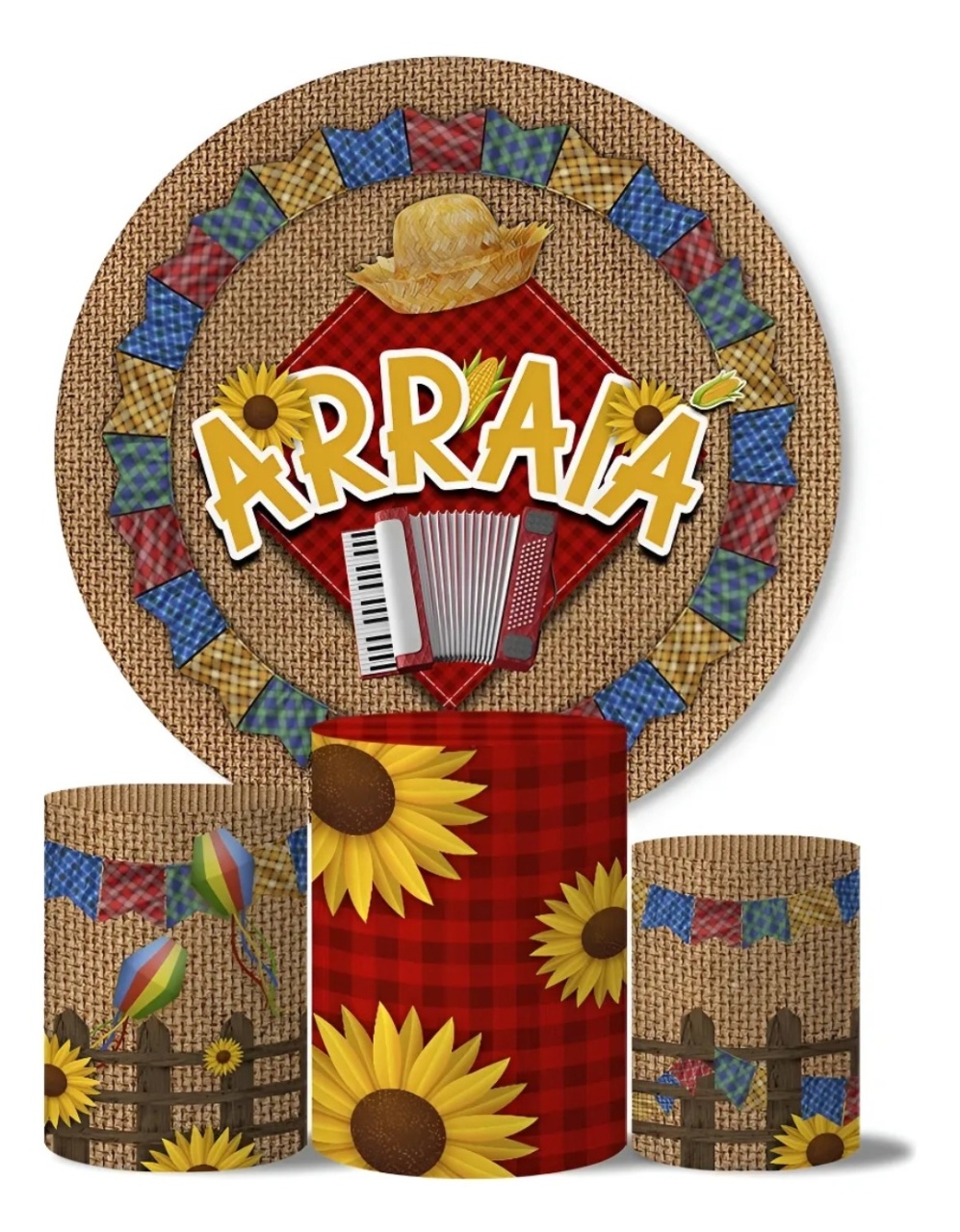 Jogo Painel Capas Festa Junina - Gê Locação 