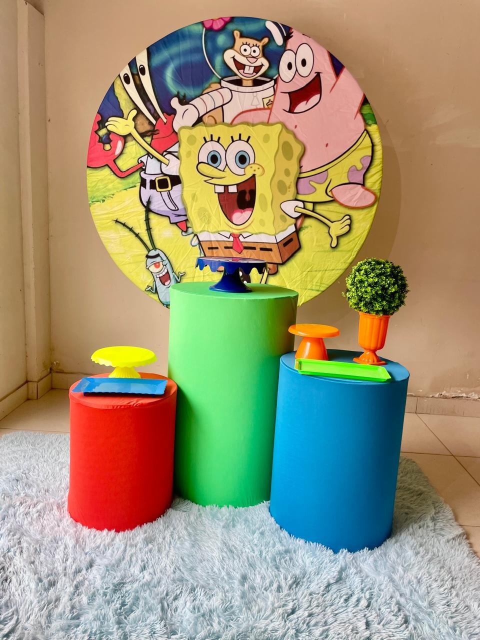 Bob Esponja Kit Básico - Gê Locação 