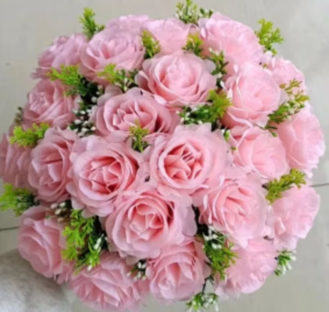 Flores Artificial Rosa - Gê Locação 