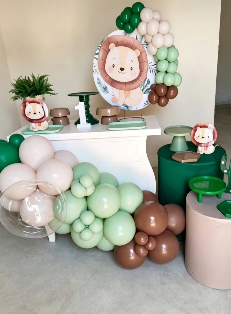 Leaozinho Kit Festa Na Mesa - Gê Locação 