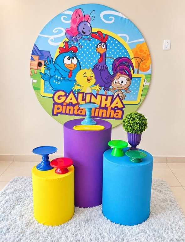 Galinha Pintadinha 1 Kit Básico - Gê Locação 