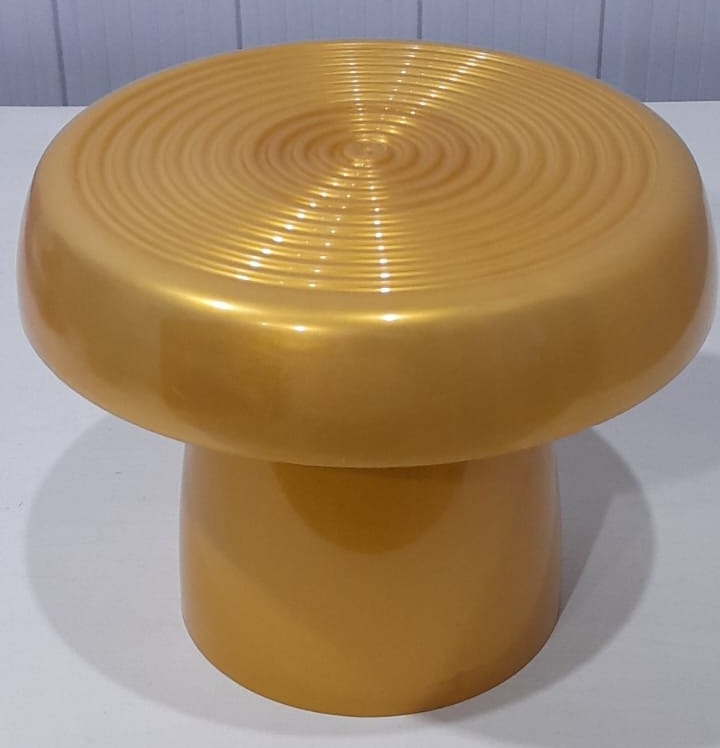 Boleira Acrílica Dourada - Atelier Fernànda Ferreira