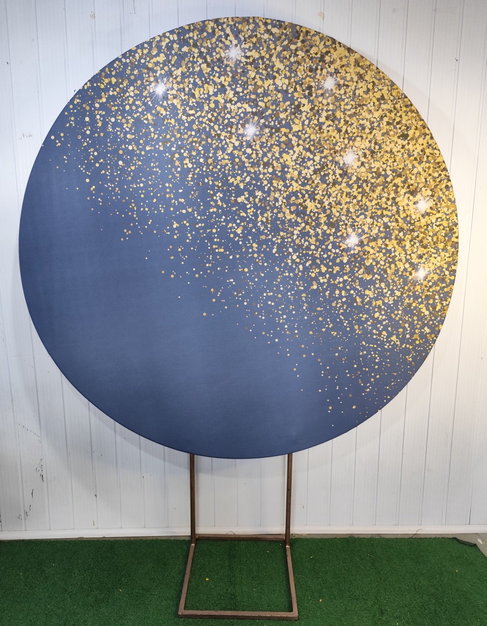 Painel Azul + Dourados - Atelier Fernànda Ferreira