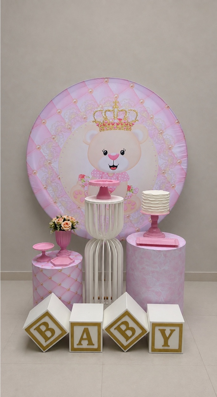 Chá de Bebê Feminino 4 💗 - Catálogo Online - Alegrô Festas