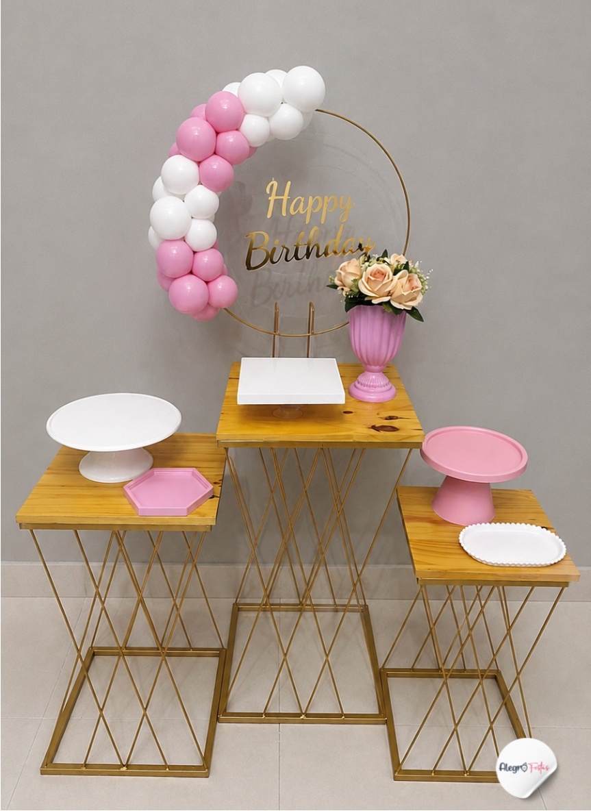 Happy Birthday 💖🤍 - Catálogo Online - Alegrô Festas