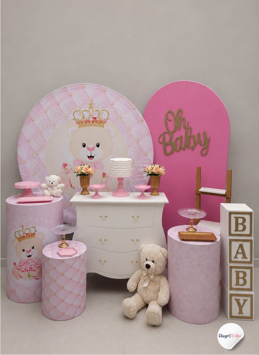 Chá de Bebê Feminino 3 - Catálogo Online - Alegrô Festas