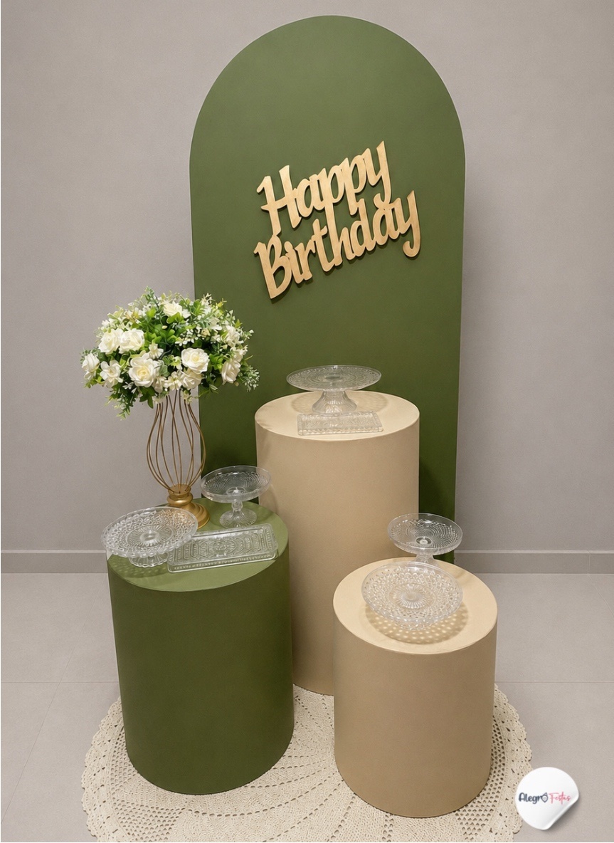 Happy Birthday Verde - Catálogo Online - Alegrô Festas