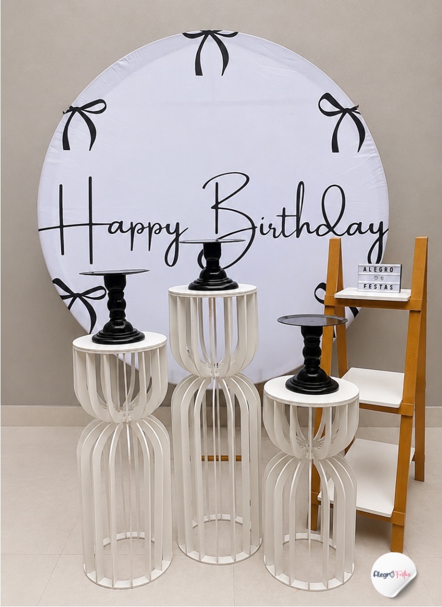 Happy Birthday Laço 🎀 - Catálogo Online - Alegrô Festas